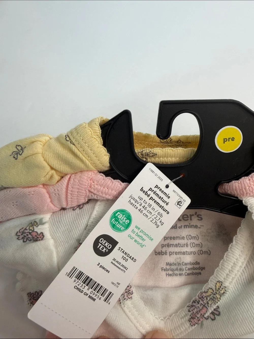 Carters white cotton